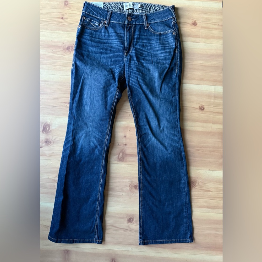 Ariat Real Boot Cut Jeans in Deep Indigo